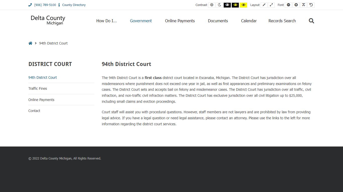 94th District Court – Delta County